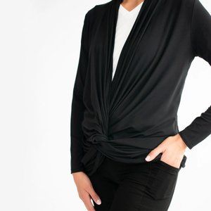 Encircled Everyday Twist Top - Gray - M